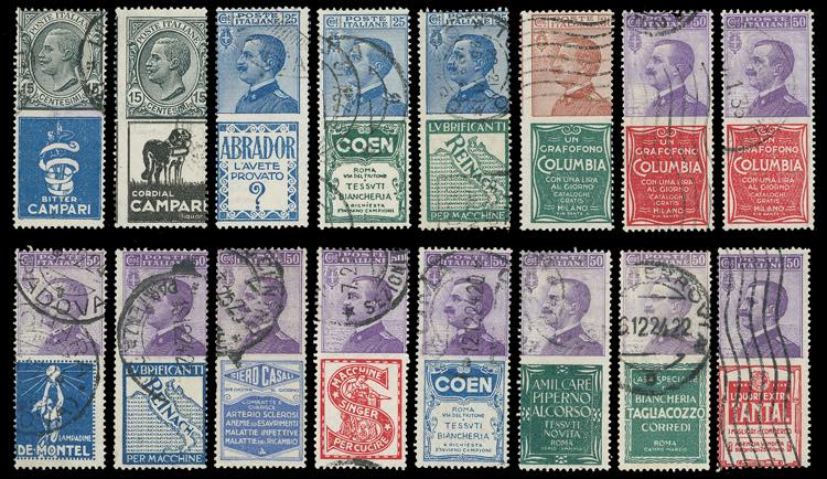 1924 - Quindici valori della serie ... 