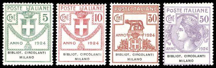 BIBLIOT.CIRCOLANTI MILANO 1924 - ... 