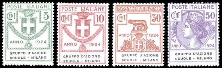 GRUPPO DAZIONE SCUOLE-MILANO 1924 ... 