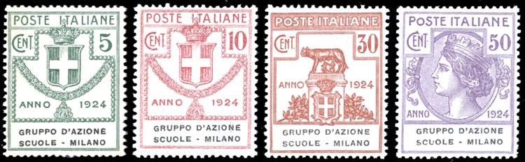 GRUPPO DAZIONE SCUOLE-MILANO 1924 ... 