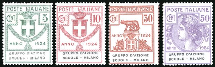 GRUPPO DAZIONE SCUOLE-MILANO 1924 ... 