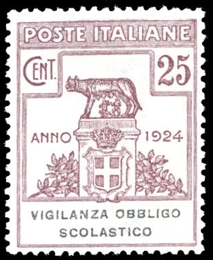 VIGILANZA OBBLIGO SCOLASTICO 1924 ... 