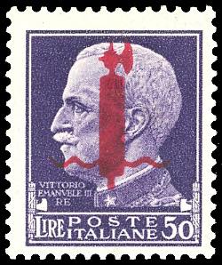 1944 - 50 lire soprastampato ... 