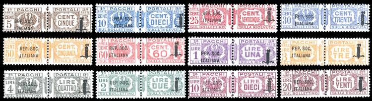 1944 - Soprastampati fascetto, ... 