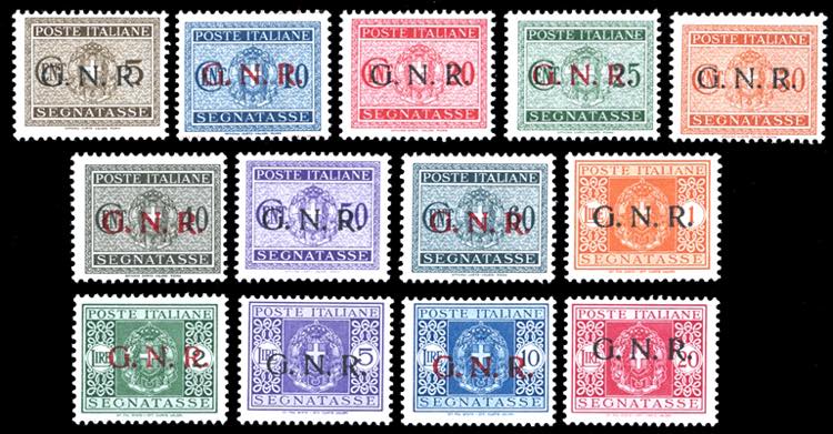 1944 - Soprastampati G.N.R., ... 