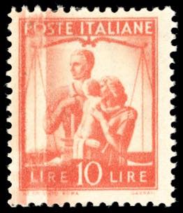 1947 - 10 lire arancio ... 