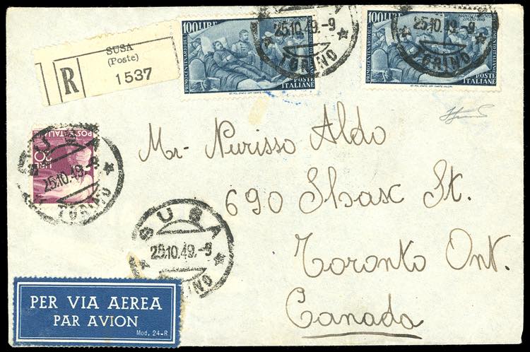 1949 - 100 lire Risorgimento, due ... 