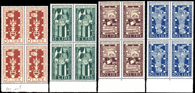 1949 - Biennale di Venezia, serie ... 