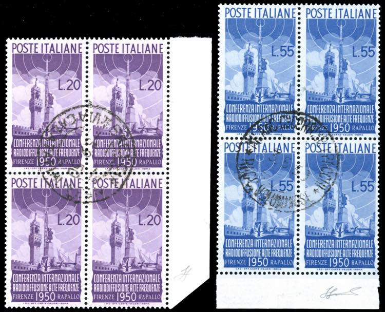 1950 - 20 lire e 55 lire ... 