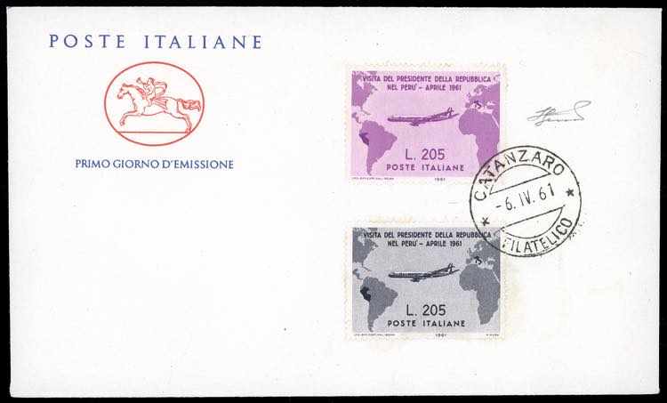 1961 - 205 lire Gronchi rosa e 205 ... 