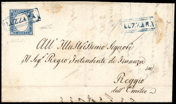 LUZZARA, cartella azzurra punti R1 ... 