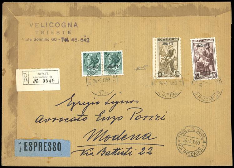 1953 - 200 lire e 6 lire Lavoro, ... 