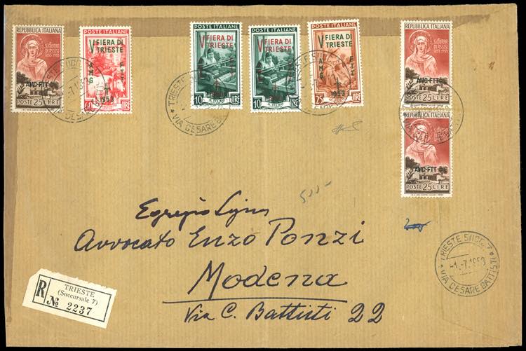 1953 - Fiera di Trieste, serie ... 