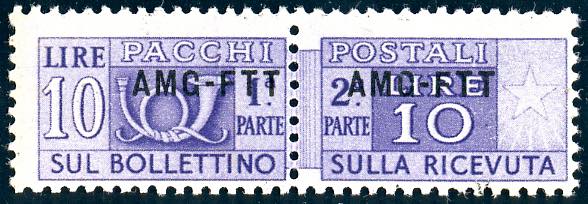PACCHI POSTALI 1949 - 10 lire, ... 