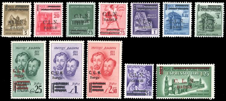 BARGE 1945 - Monumenti Distrutti, ... 