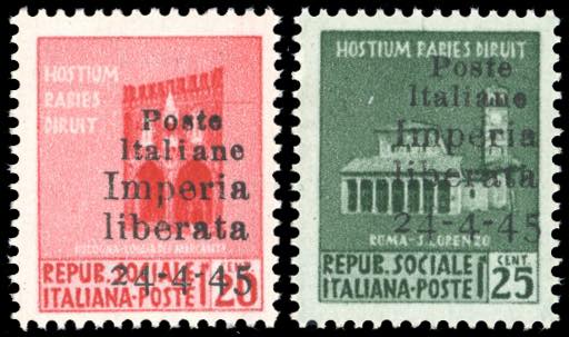 IMPERIA 1945 - 20 cent. e 25 cent. ... 