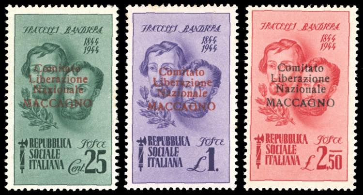 MACCAGNO 1945 - Fratelli Bandiera, ... 