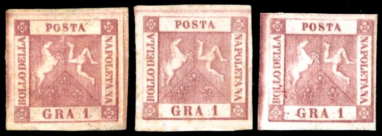 1859 - 1 grano rosa carminio, II ... 
