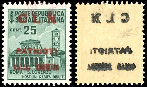 VALLE BORMIDA 1945 - 25 cent. ... 