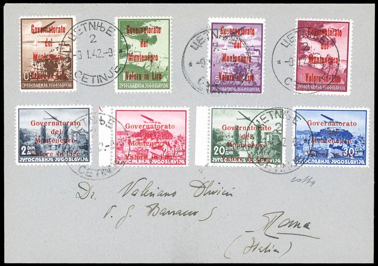 MONTENEGRO POSTA AEREA 1942 - ... 