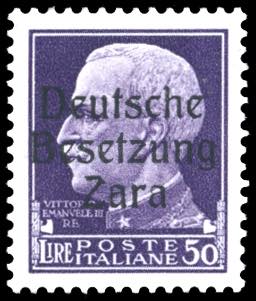 OCCUPAZIONE TEDESCA ZARA 1943 - 50 ... 