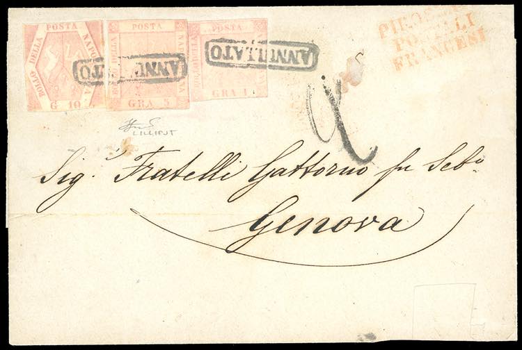 1859 - 10 grana, 5 grana, 1 grano, ... 