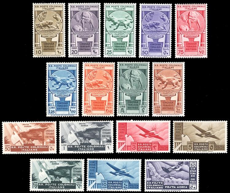 1933 - Cinquantenario Eritreo, ... 