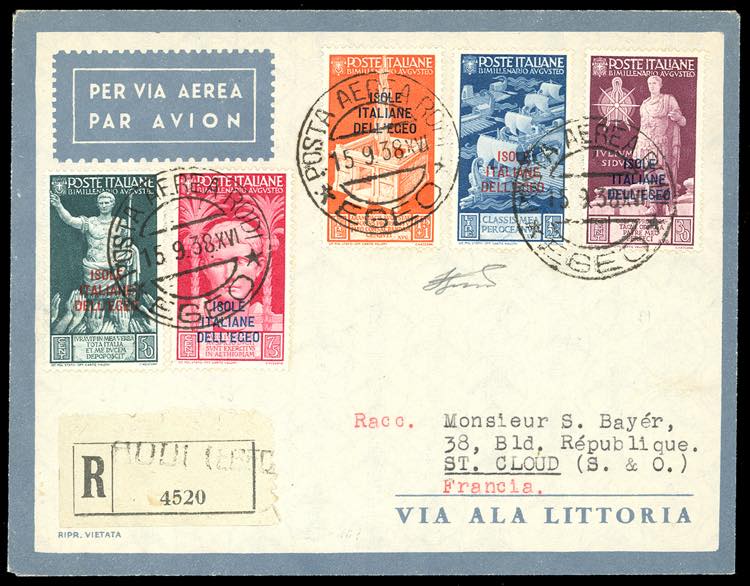 1938 - 30 cent., 50 cent., 75 ... 