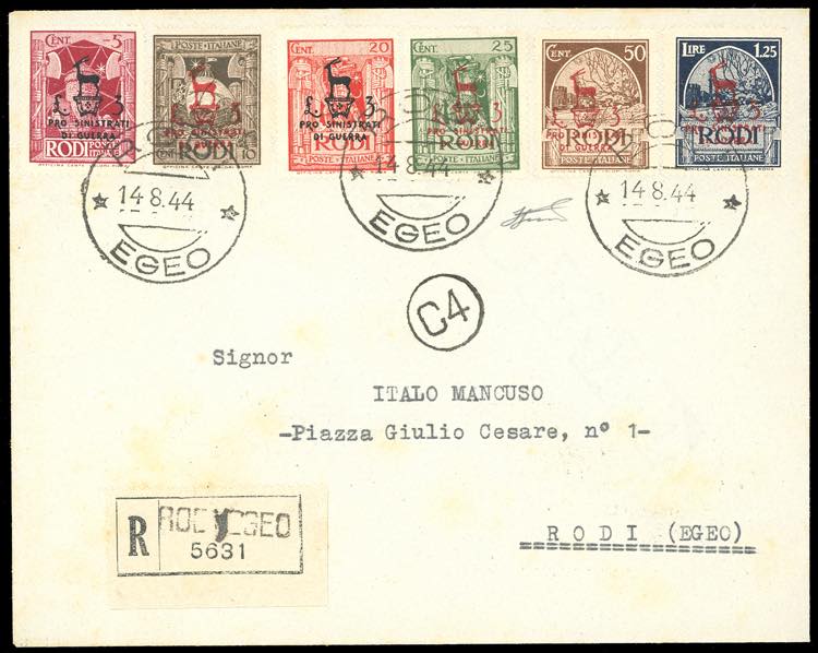 OCCUPAZIONE TEDESCA EGEO 1944 - ... 