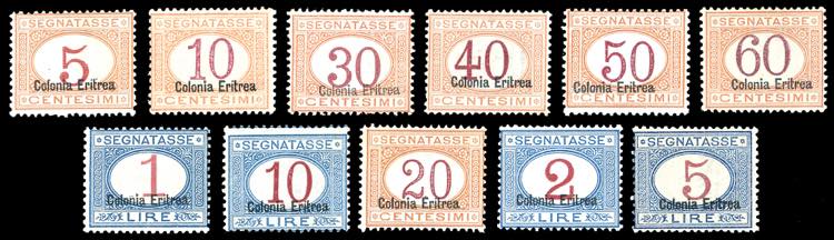 SEGNATASSE 1920/26 - Soprastampati ... 