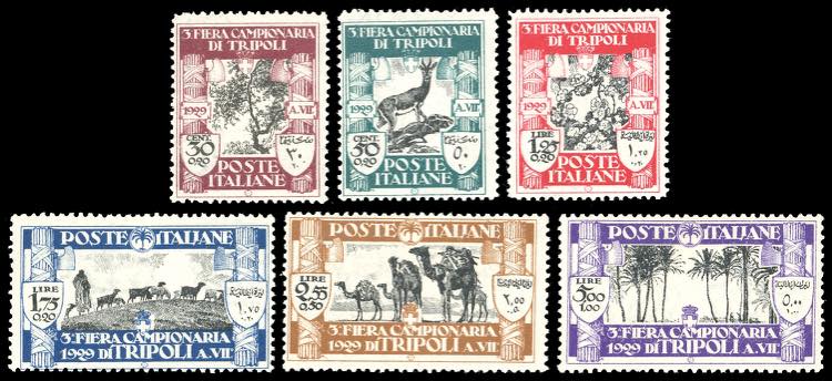 1929 - III Fiera di Tripoli, serie ... 