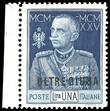 1925 - 1 lira azzurro Giubileo, ... 