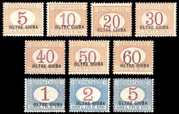 SEGNATASSE 1925 - Soprastampati, ... 