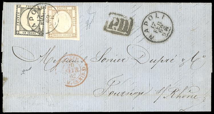 1862 - 1/2 grano bistro bruno, 1 ... 