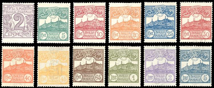 1903 - Cifra o Veduta, serie ... 