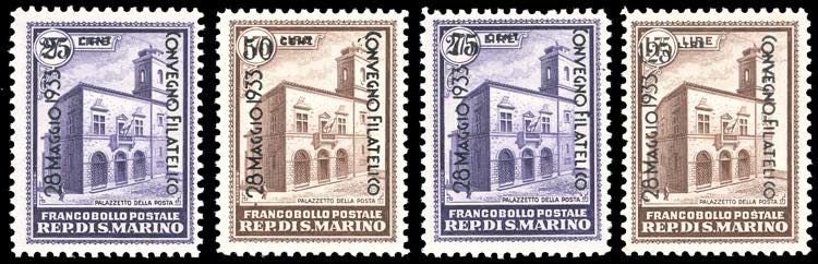 1933 - Convegno Filatelico, serie ... 