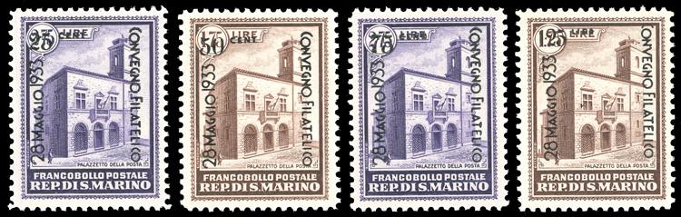 1933 - Convegno Filatelico, serie ... 