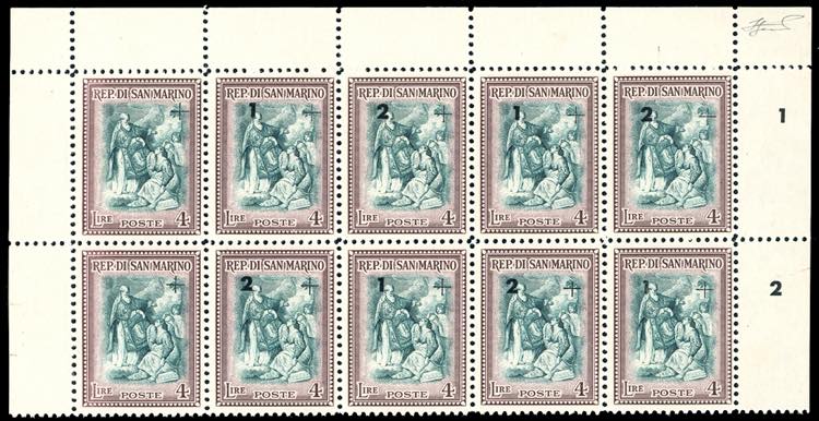 1947 - 4 lire Alberoniana ... 