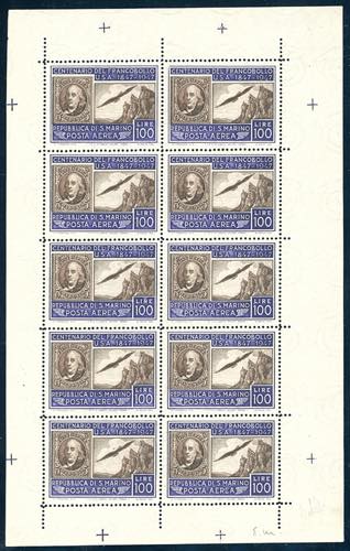 1947 - 100 lire Centenario del ... 