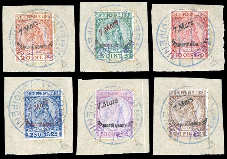 ALBANIA 1914 - Soprastampati a ... 