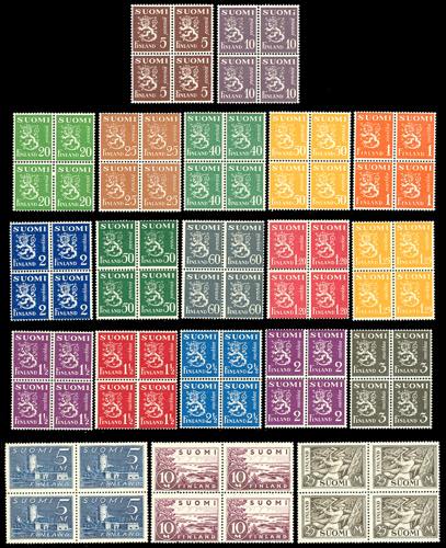 FINLANDIA 1930 - Leone rampante e ... 