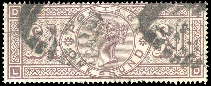 GRAN BRETAGNA 1884 - 1 £ bruno ... 