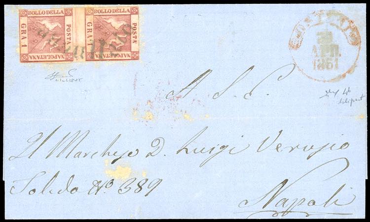 OSTUNI, svolazzo + cerchio rosso ... 