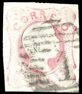 PORTOGALLO 1858 - 25 r. rosa ... 