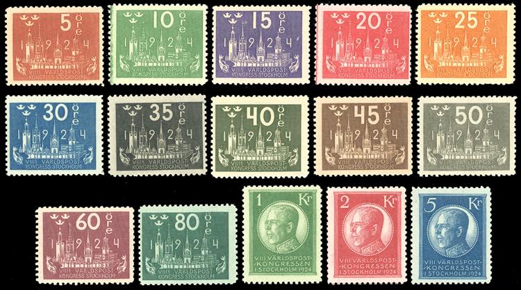 SVEZIA 1924 - VIII Congresso UPU, ... 