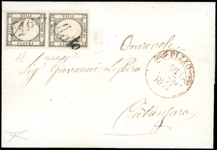 PIZZO, svolazzo + cerchio rosso ... 