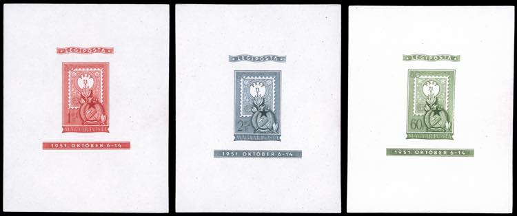 UNGHERIA FOGLIETTI 1951 - Tre ... 