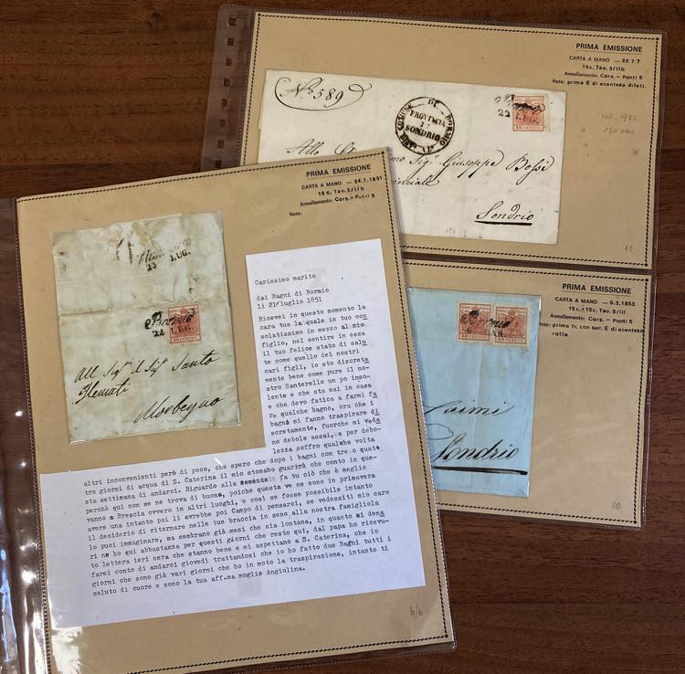 LOMBARDO VENETO 1851/1853 - Tre ... 