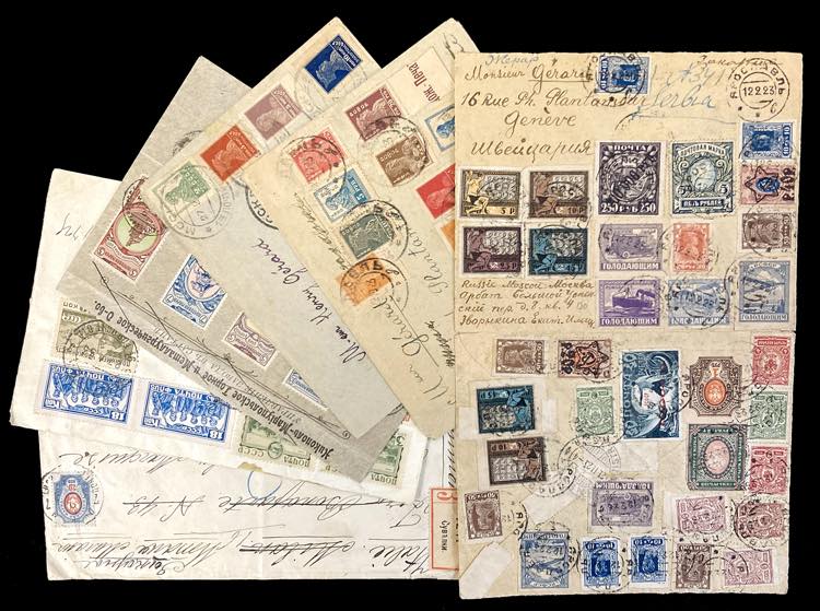 RUSSIA 1903/1933 - Sei buste con ... 