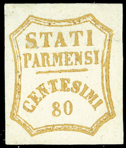 1859 - 80 cent. bistro oliva (18), ... 
